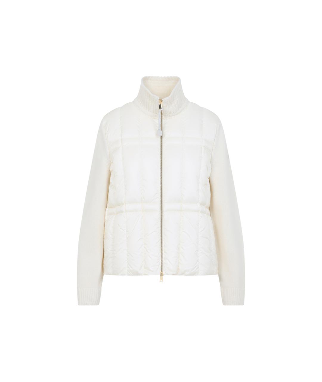 MONCLER Бежевый шерстяной кардиган, фото 6