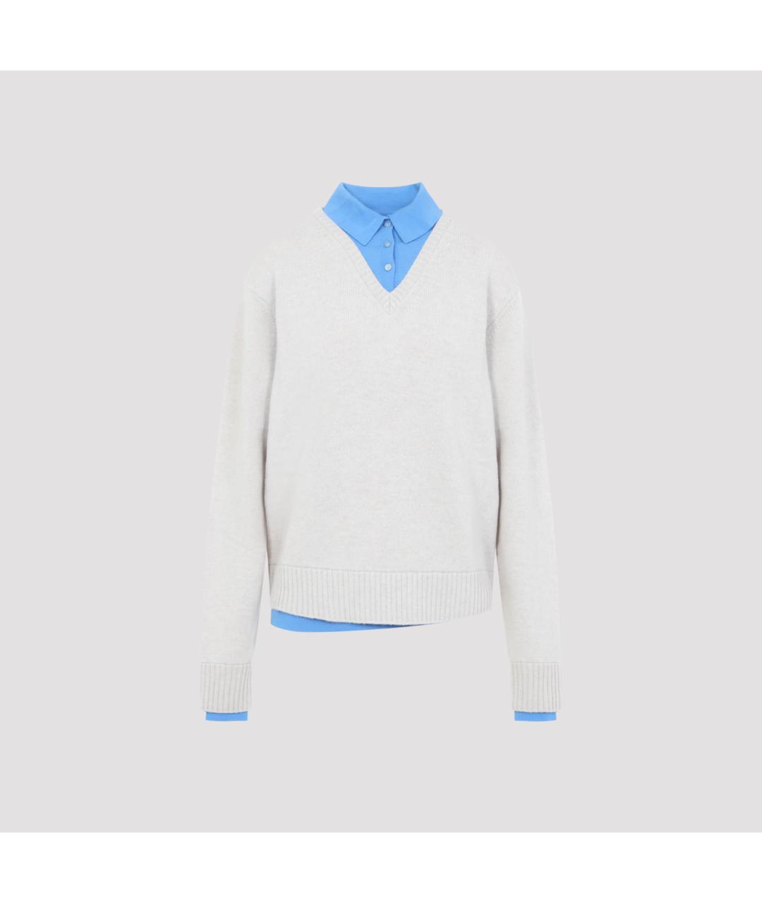 ACNE STUDIOS Белый шерстяной джемпер / свитер, фото 4