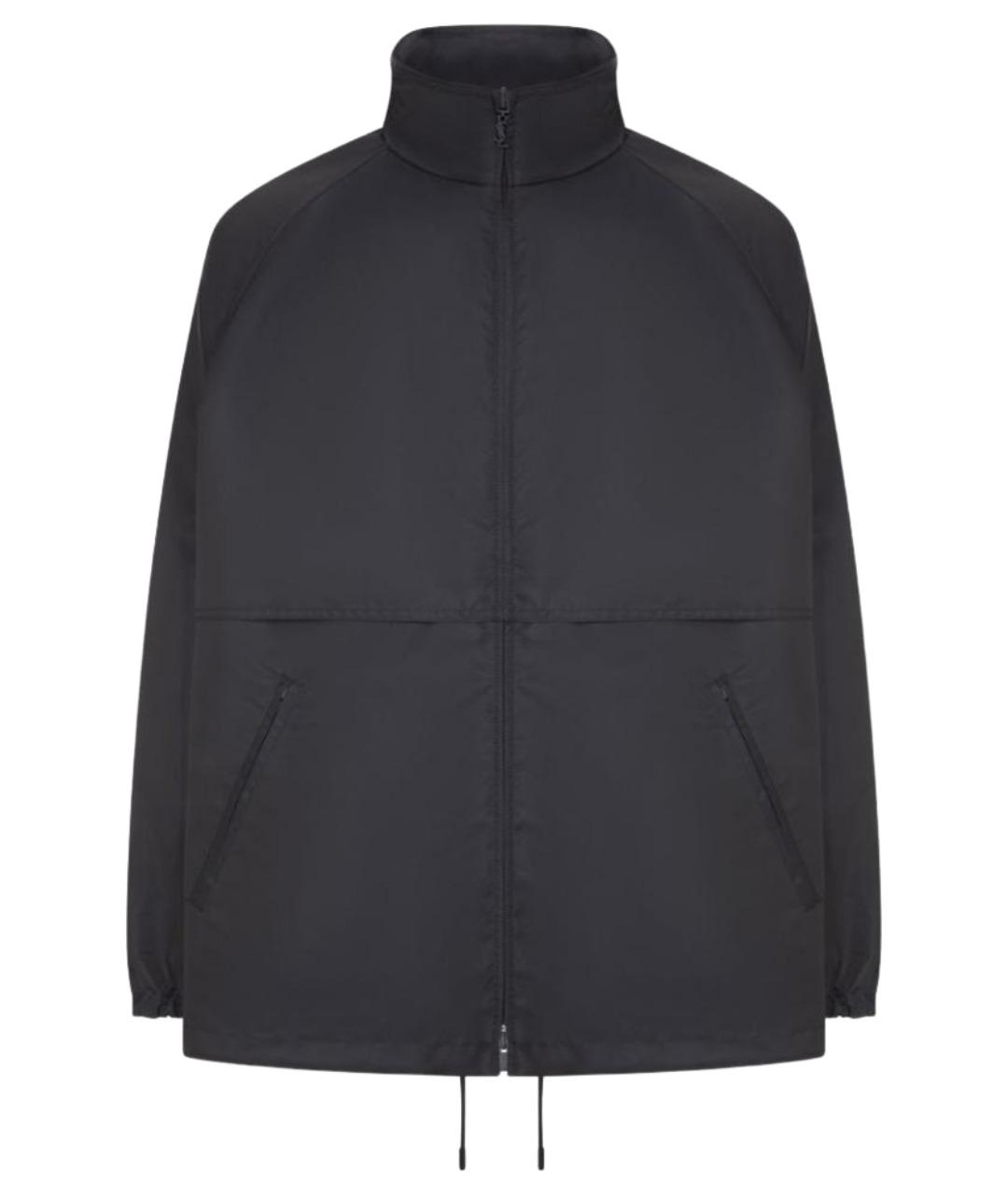 SAINT LAURENT Темно-синяя полиэстеровая куртка, фото 1