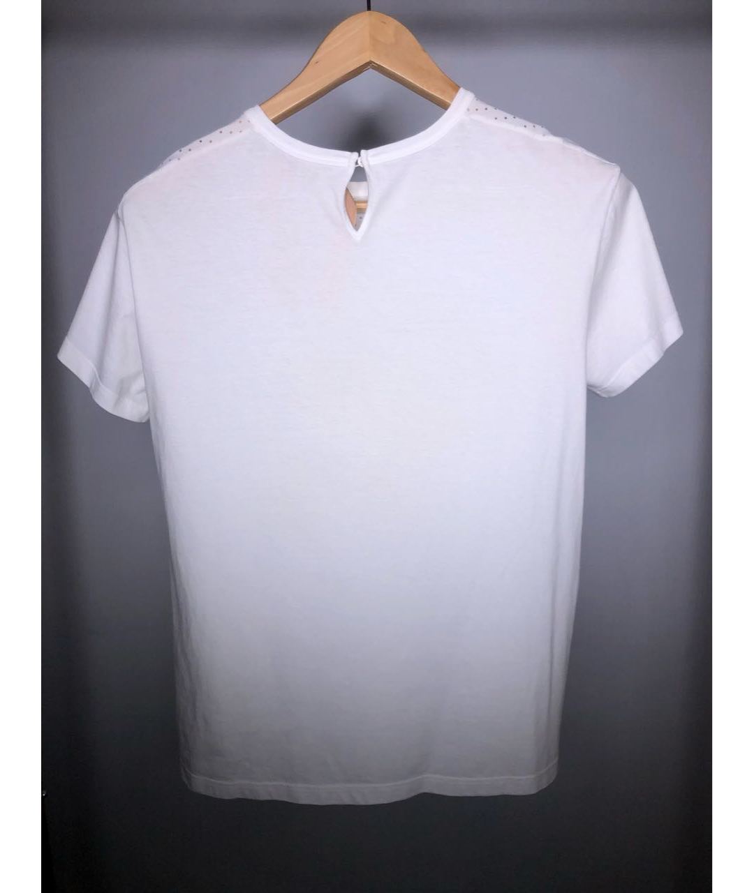 NO. 21 Белая хлопковая футболка, фото 2