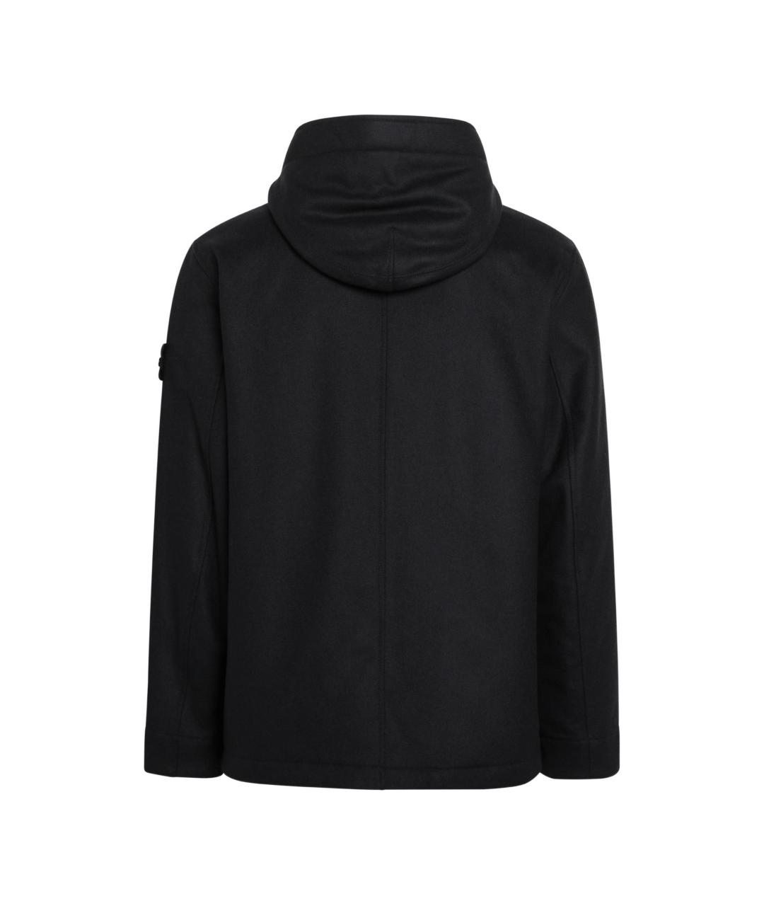 STONE ISLAND Синяя шерстяная парка, фото 2