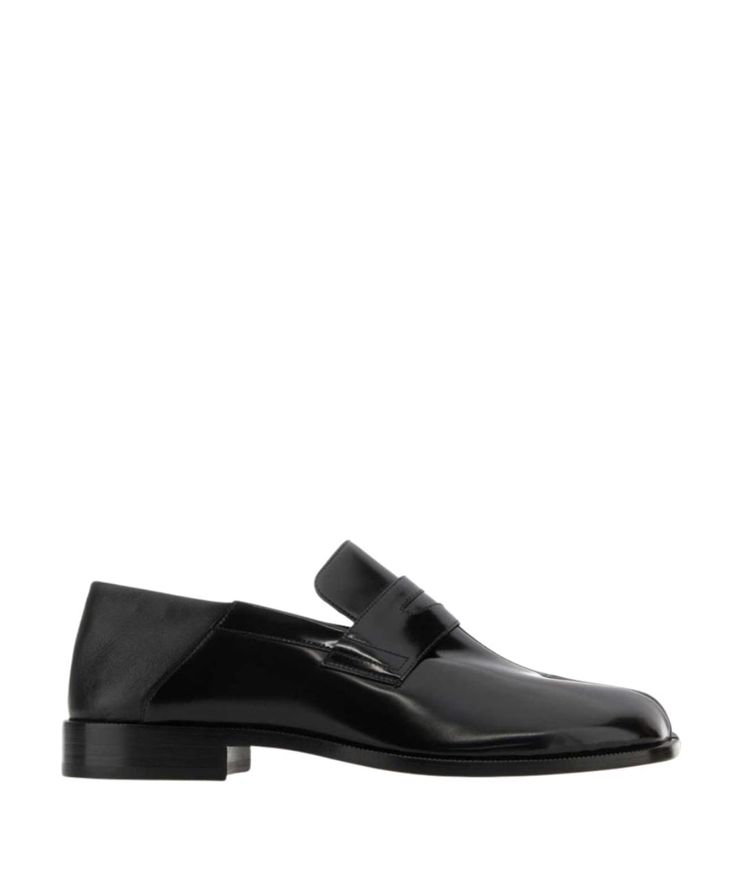 MAISON MARGIELA Черные кожаные лоферы, фото 1