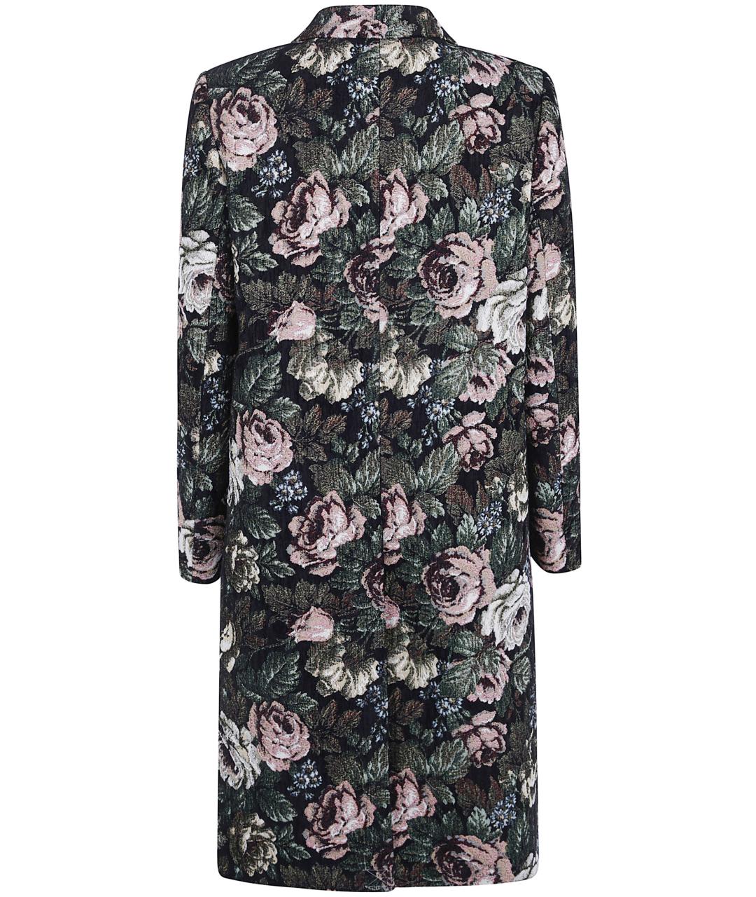 DRIES VAN NOTEN Черное полиэстеровое пальто, фото 2