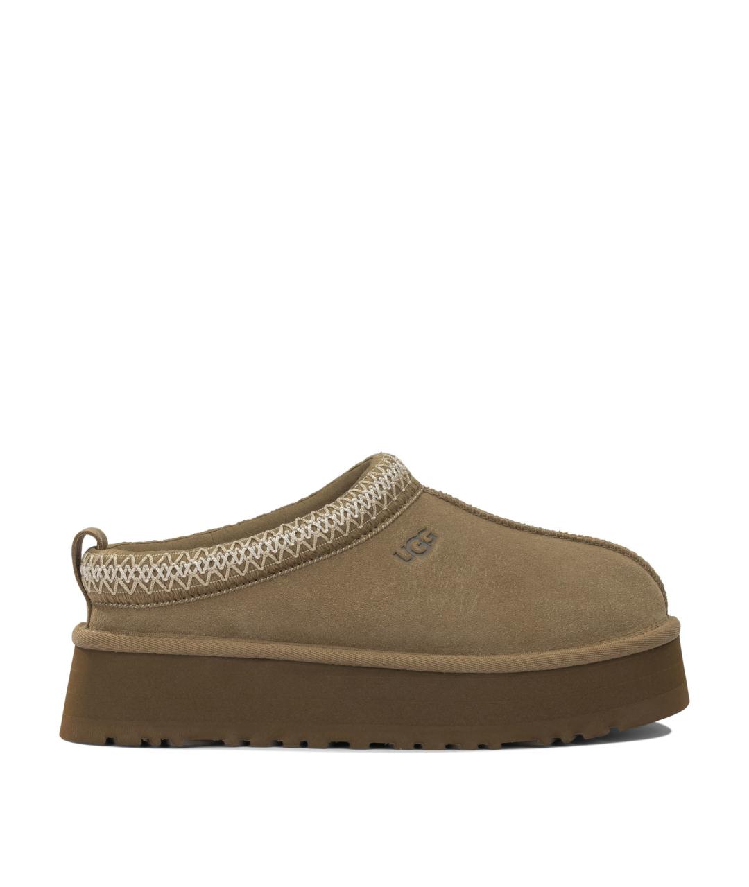 UGG Коричневые замшевые сабо, фото 6