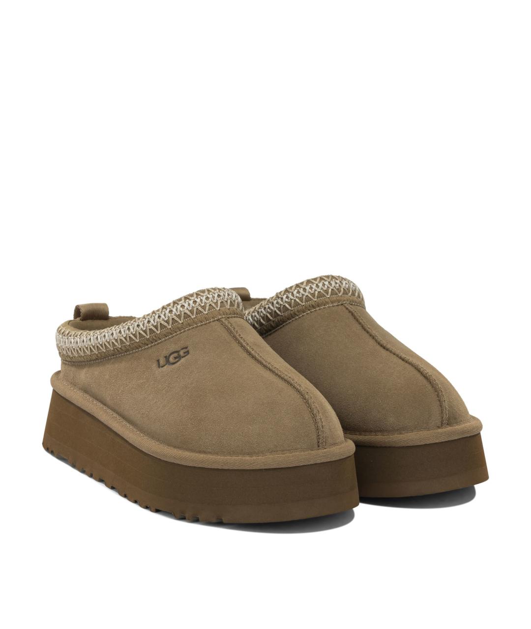 UGG Коричневые замшевые сабо, фото 2