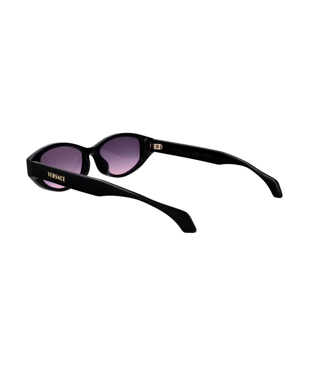 VERSACE Черные солнцезащитные очки, фото 4