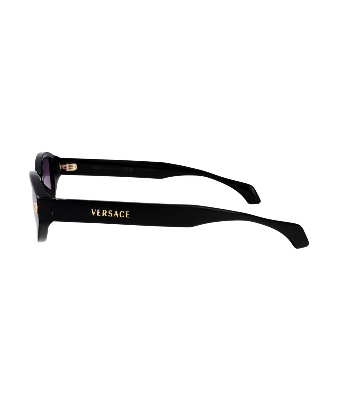 VERSACE Черные солнцезащитные очки, фото 3