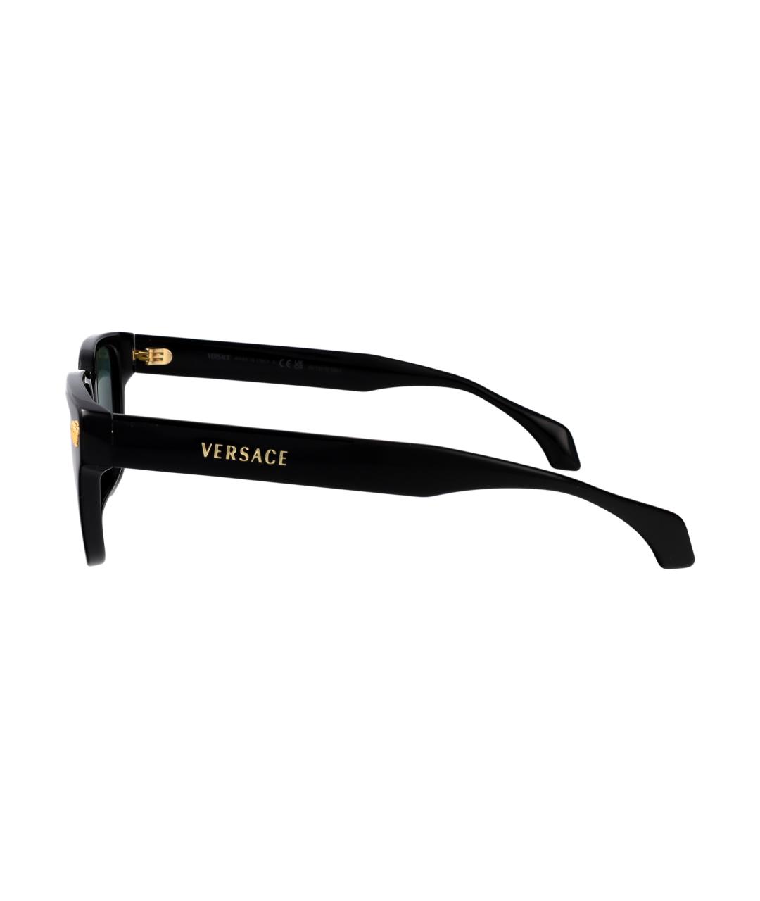 VERSACE Черные солнцезащитные очки, фото 3