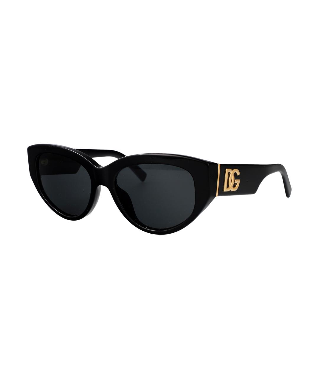 DOLCE&GABBANA Черные солнцезащитные очки, фото 2