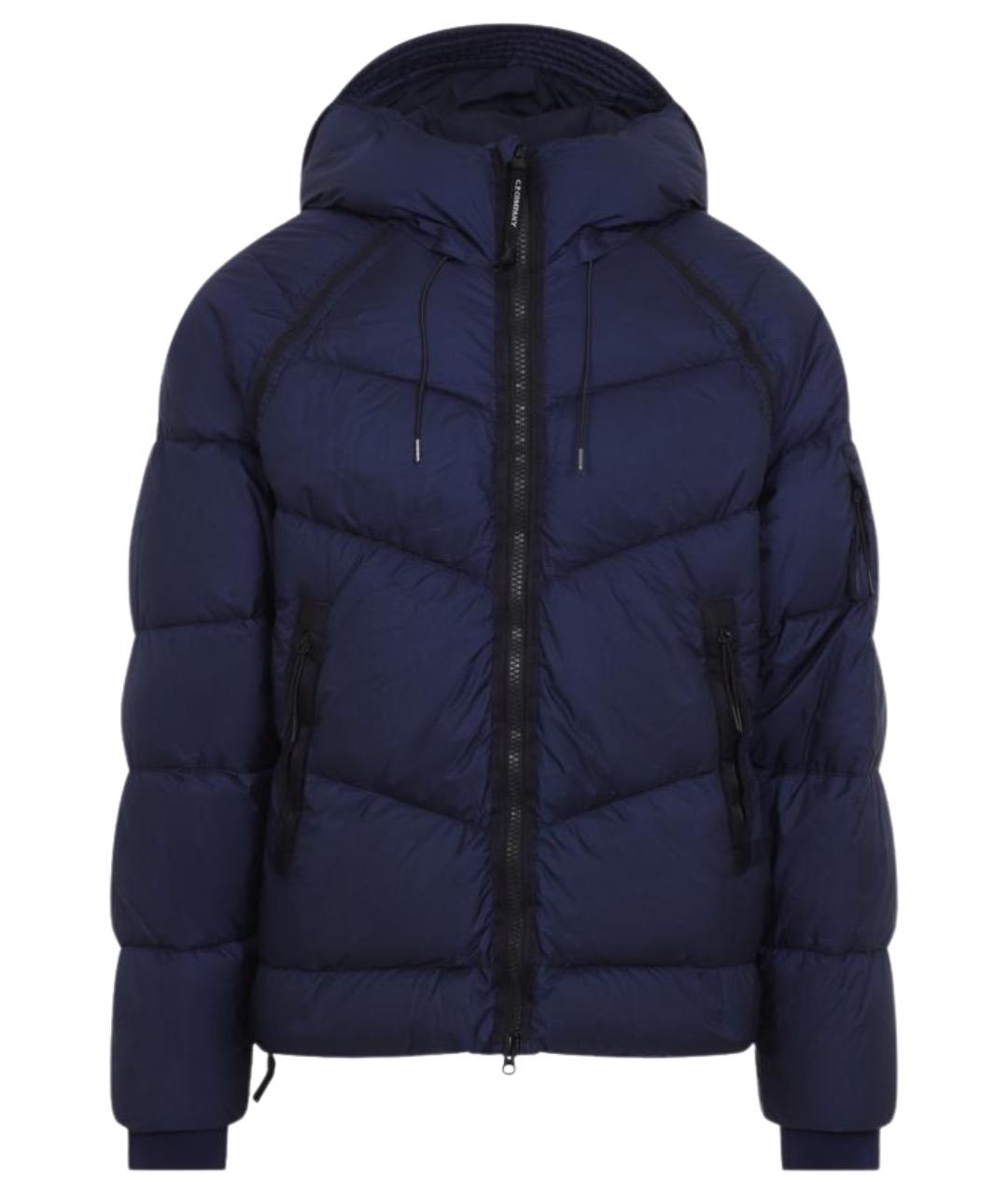 CP COMPANY Синий полиамидовый пуховик, фото 1