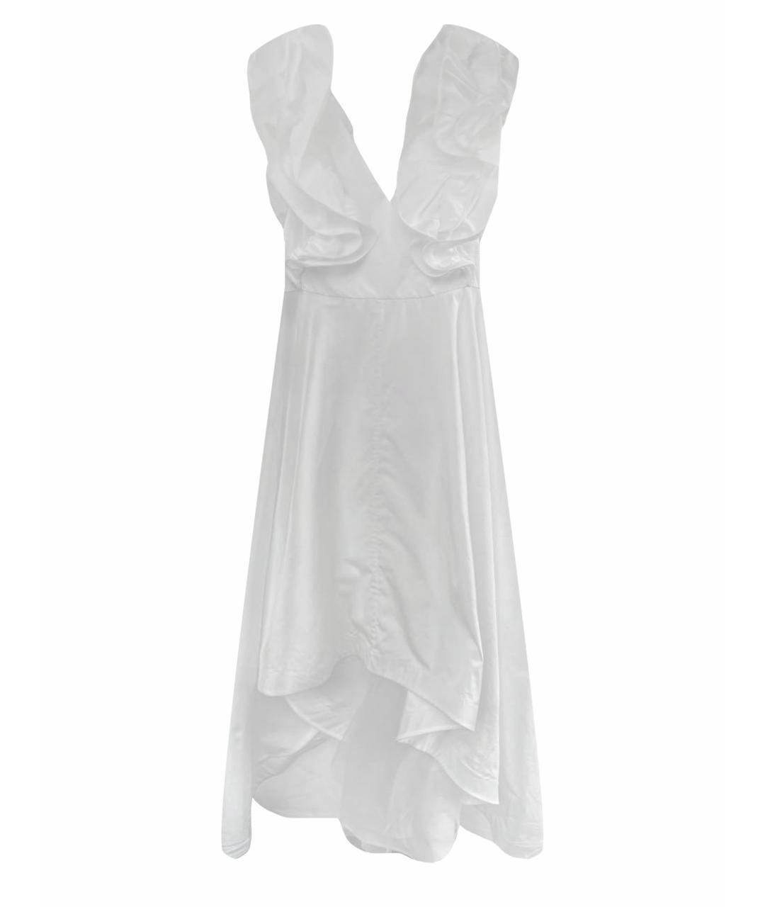 SARA ROKA Белое хлопковое вечернее платье, фото 1