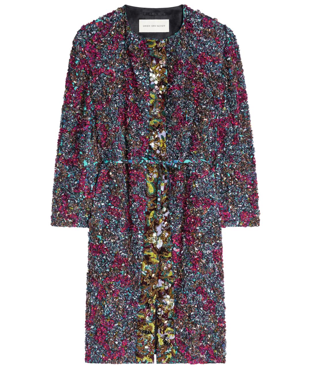 DRIES VAN NOTEN Мульти вискозное пальто, фото 1