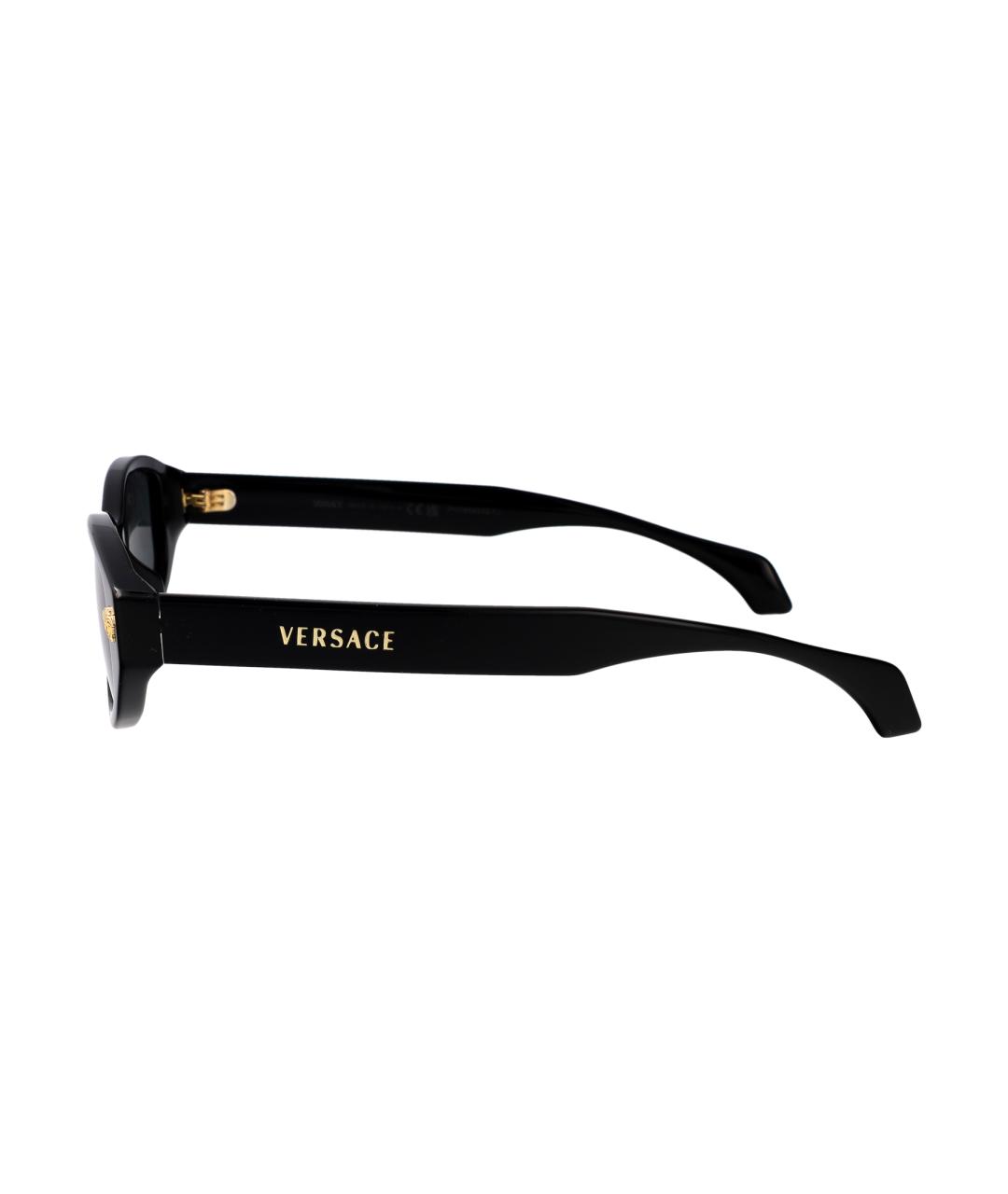 VERSACE Черные солнцезащитные очки, фото 3