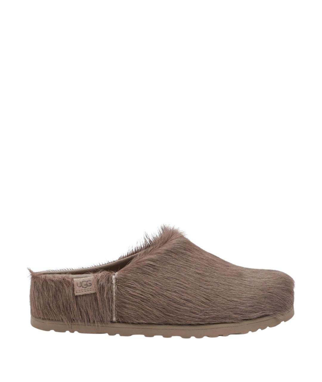 UGG Коричневые кожаные сабо, фото 1