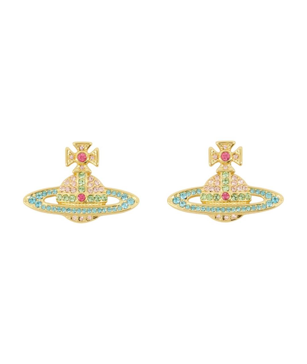 VIVIENNE WESTWOOD Серебряные металлические серьги, фото 3