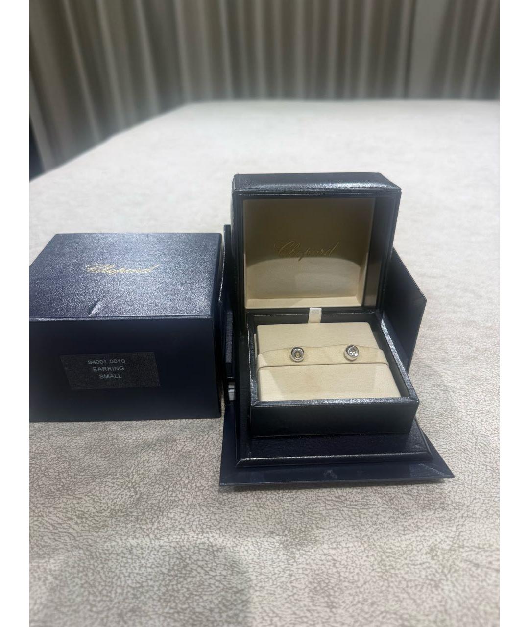 CHOPARD Белые серьги из белого золота, фото 2