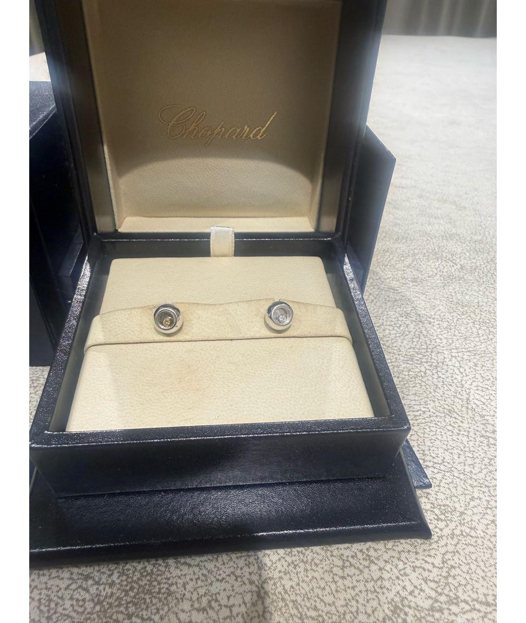 CHOPARD Белые серьги из белого золота, фото 5