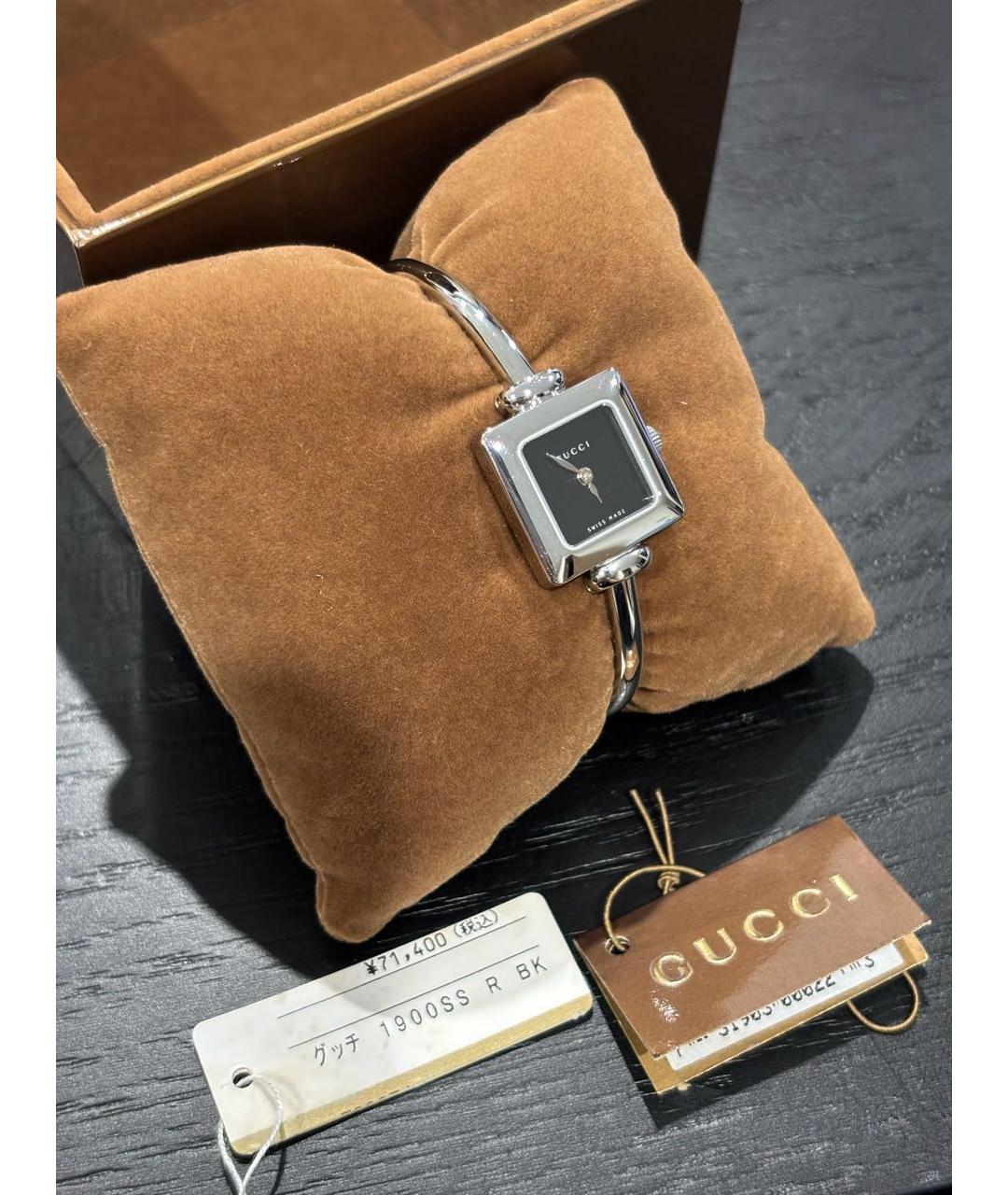 GUCCI Серебряные стальные часы, фото 2