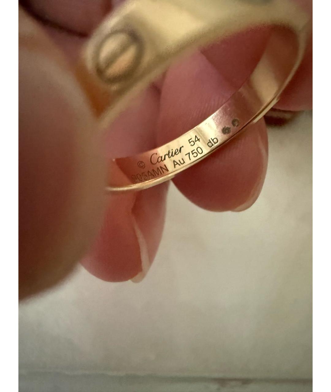 CARTIER Желтое кольцо из желтого золота, фото 2