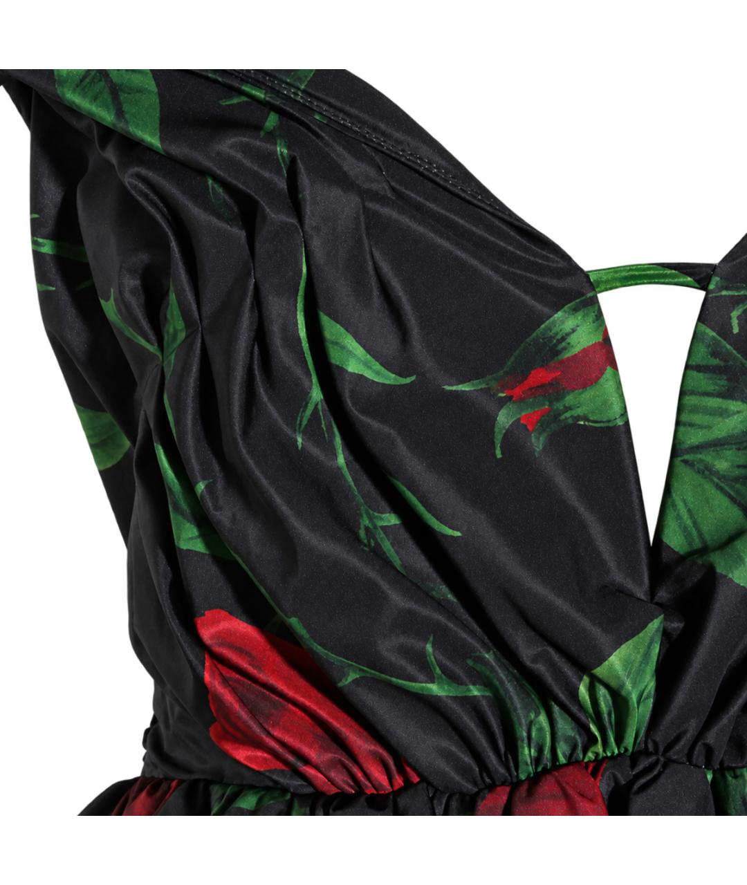 BLUMARINE Черное полиэстеровое коктейльное платье, фото 3