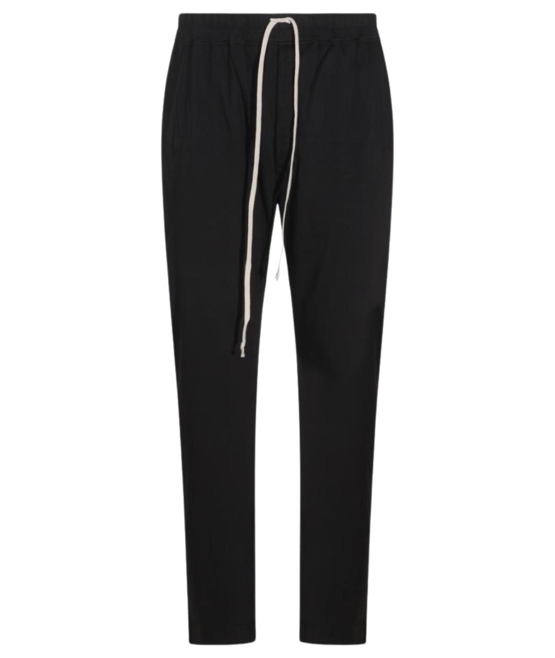 RICK OWENS DRKSHDW Черные хлопковые повседневные брюки, фото 1