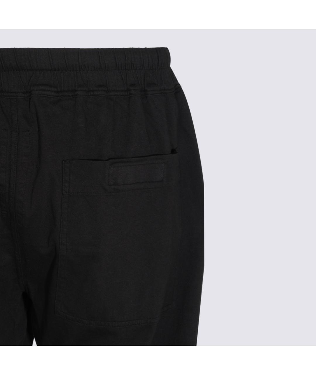 RICK OWENS DRKSHDW Черные хлопковые повседневные брюки, фото 4