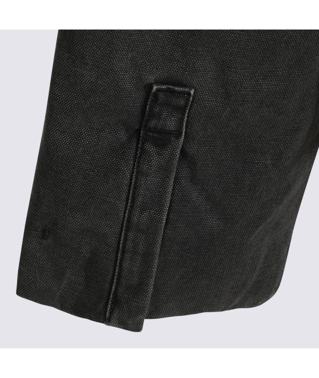 RICK OWENS DRKSHDW Антрацитовая хлопковая куртка, фото 5