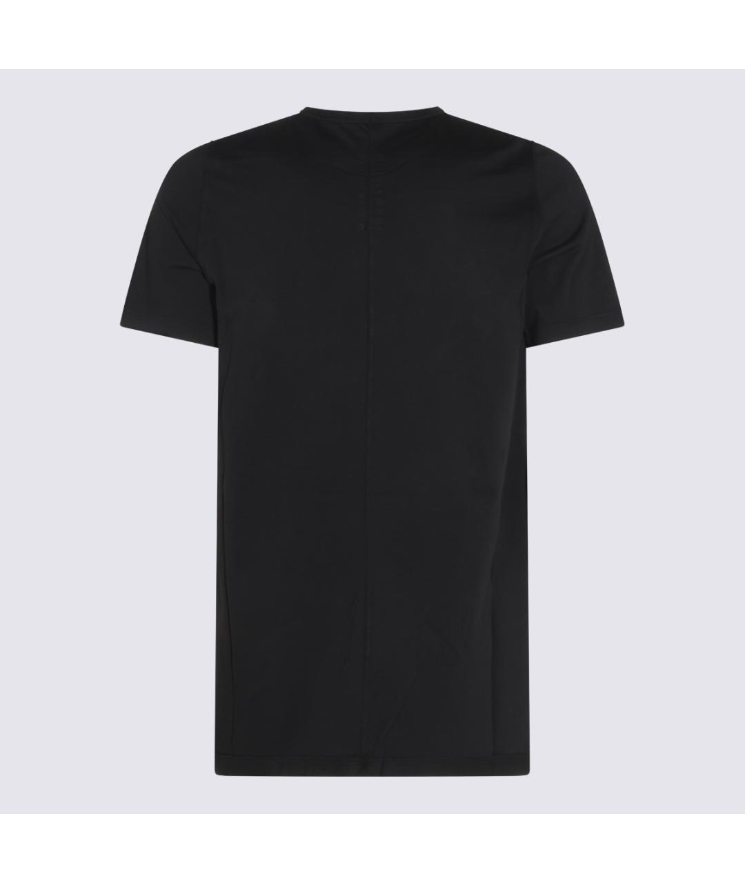 RICK OWENS DRKSHDW Черная хлопковая футболка, фото 2