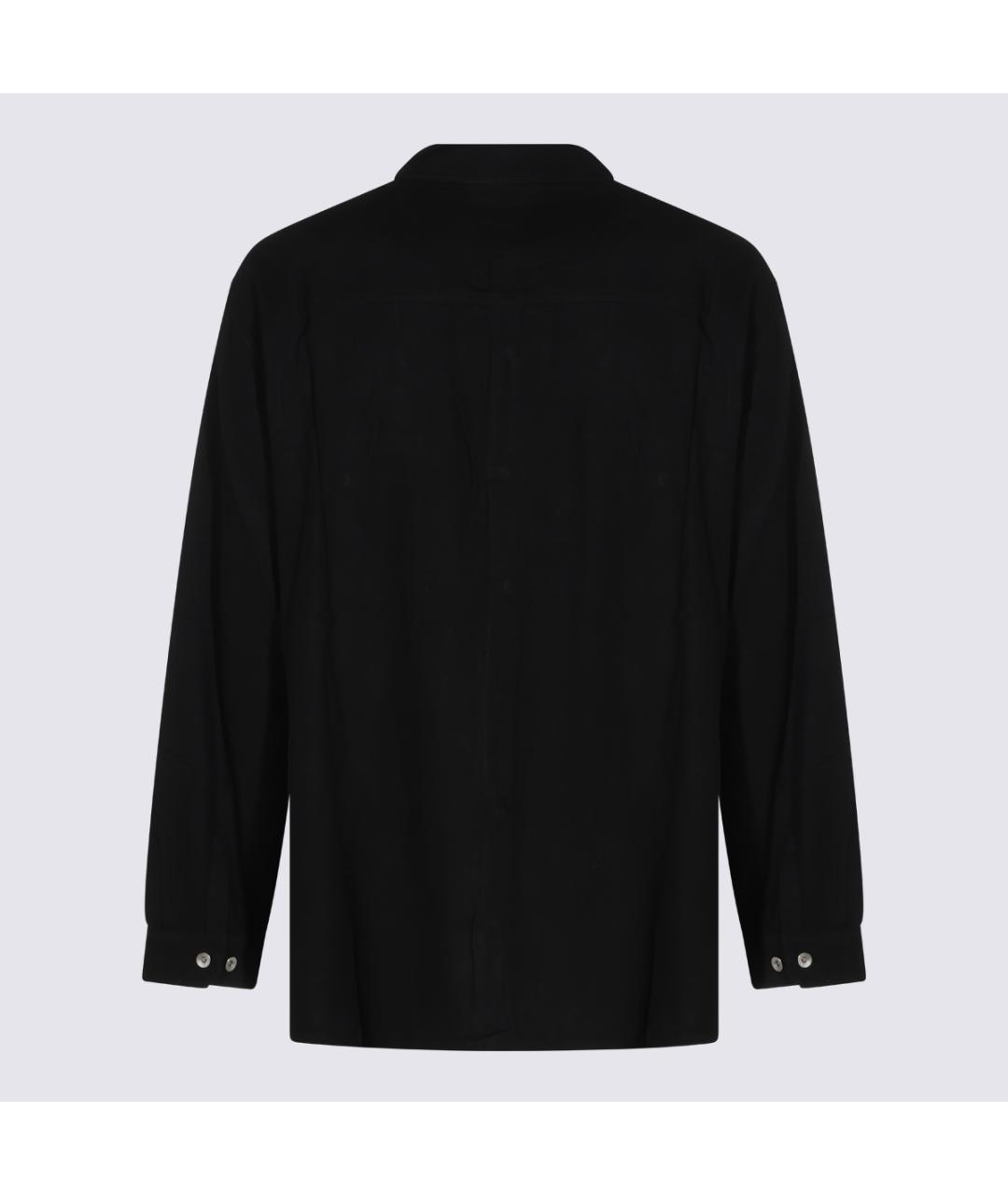 RICK OWENS DRKSHDW Черная хлопковая кэжуал рубашка, фото 2