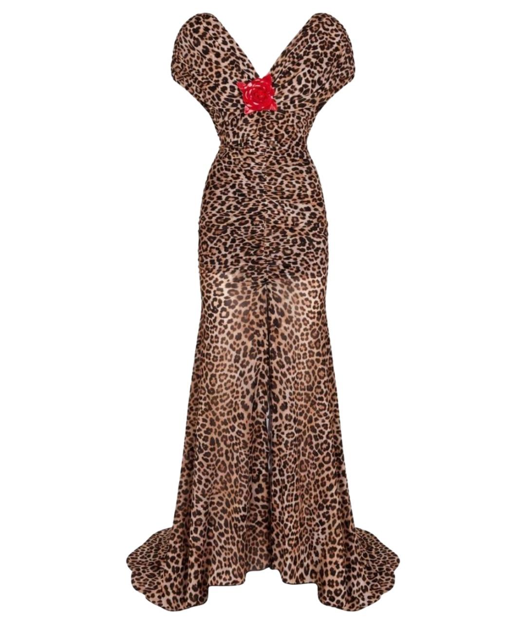 BLUMARINE Мульти полиамидовое вечернее платье, фото 1