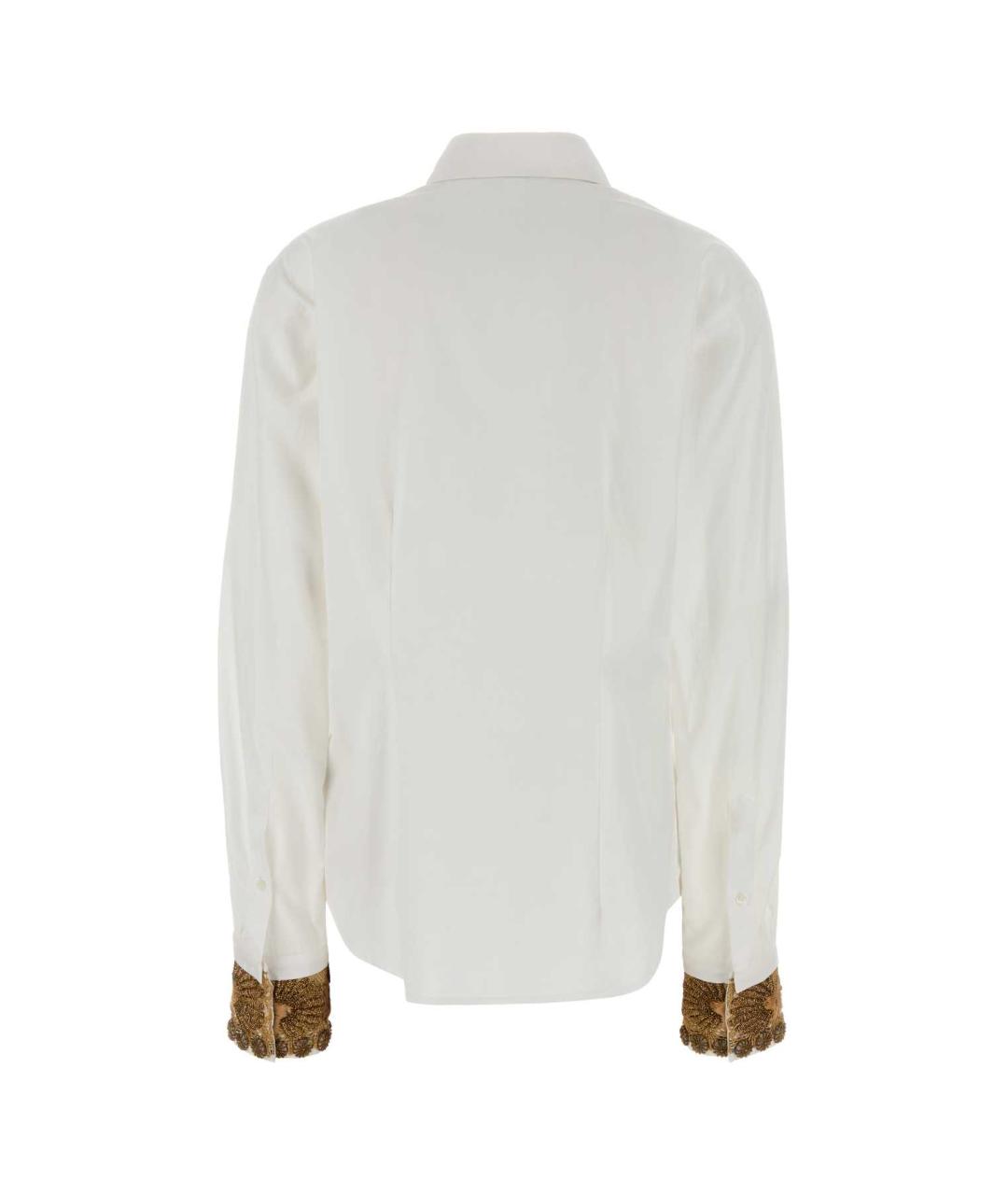 DRIES VAN NOTEN Белая хлопковая рубашка, фото 2