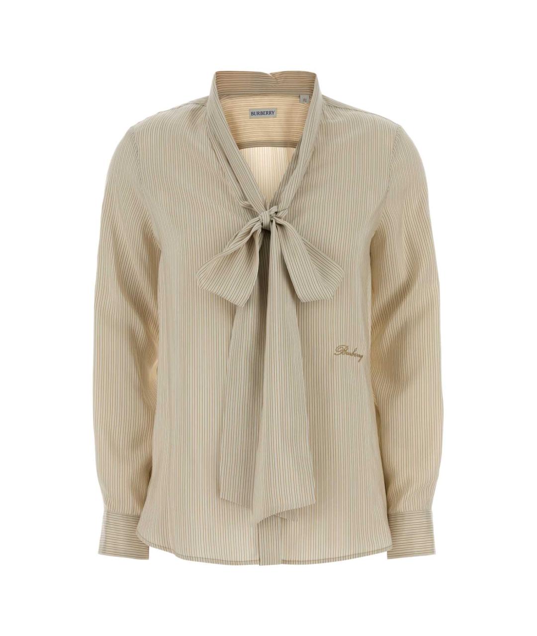 BURBERRY Мульти шелковая футболка, фото 1