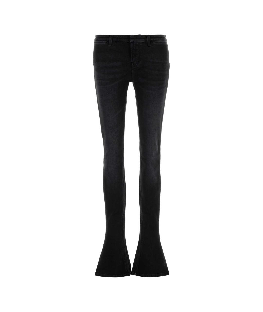 GUCCI Черные хлопко-эластановые джинсы слим, фото 1