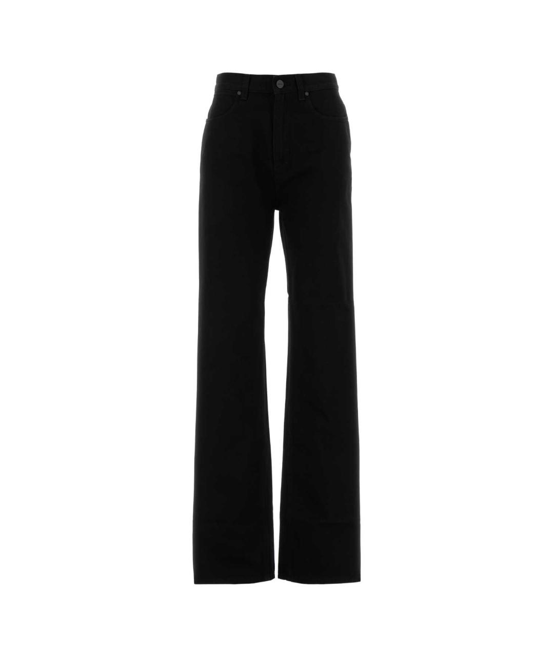GUCCI Черные хлопковые повседневные брюки, фото 1