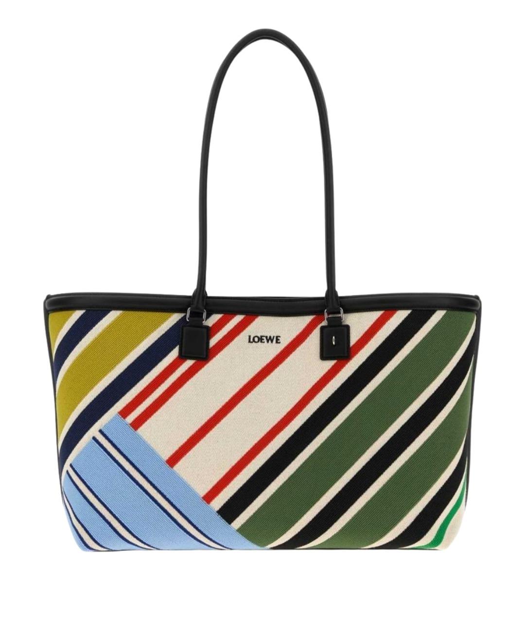 LOEWE Мульти сумка тоут из канвы, фото 1