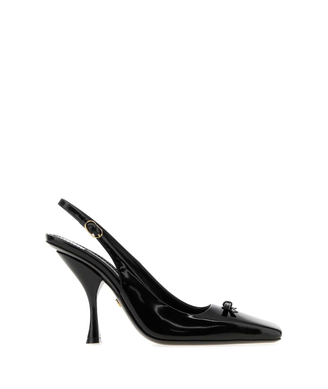 DOLCE&GABBANA Черные кожаные туфли, фото 3