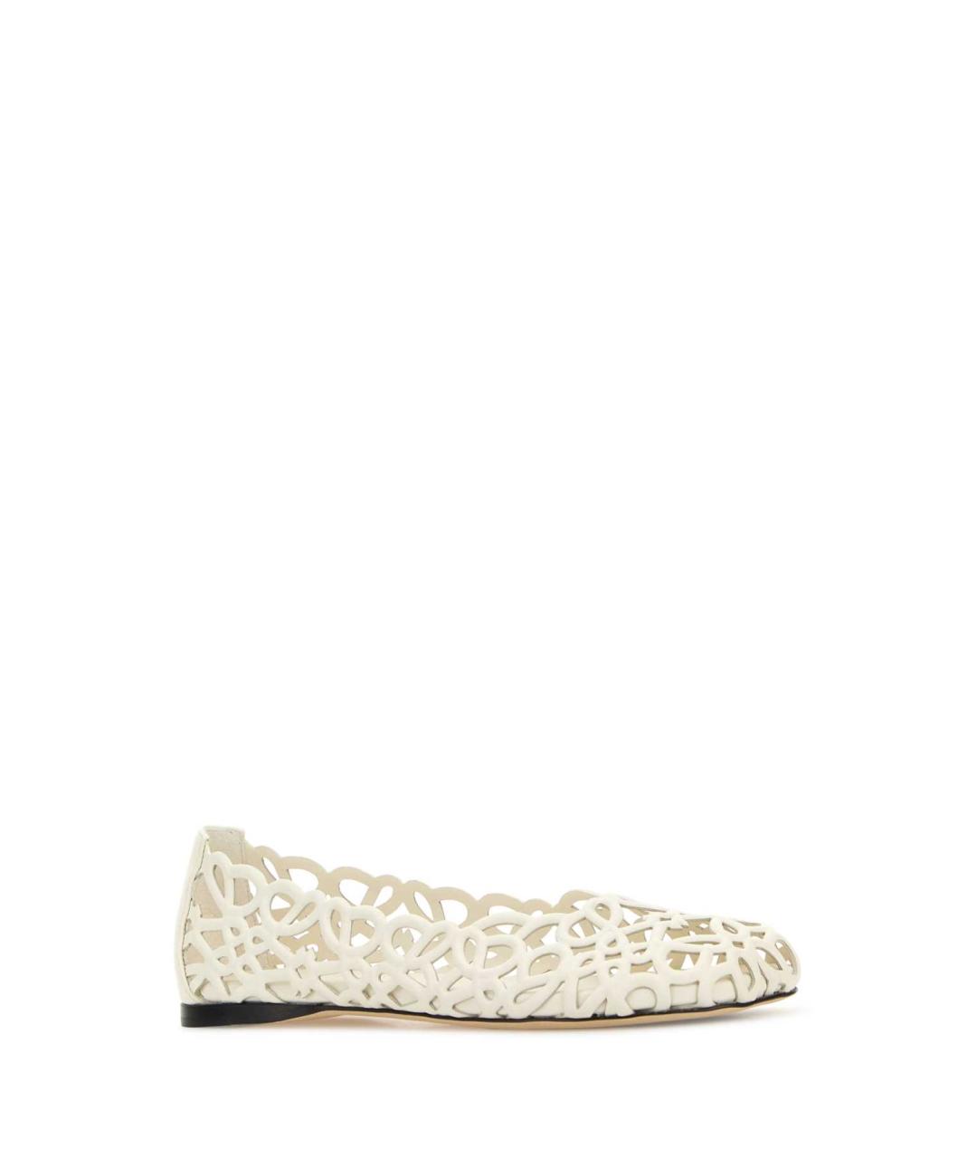 LOEWE Белые кожаные балетки, фото 2
