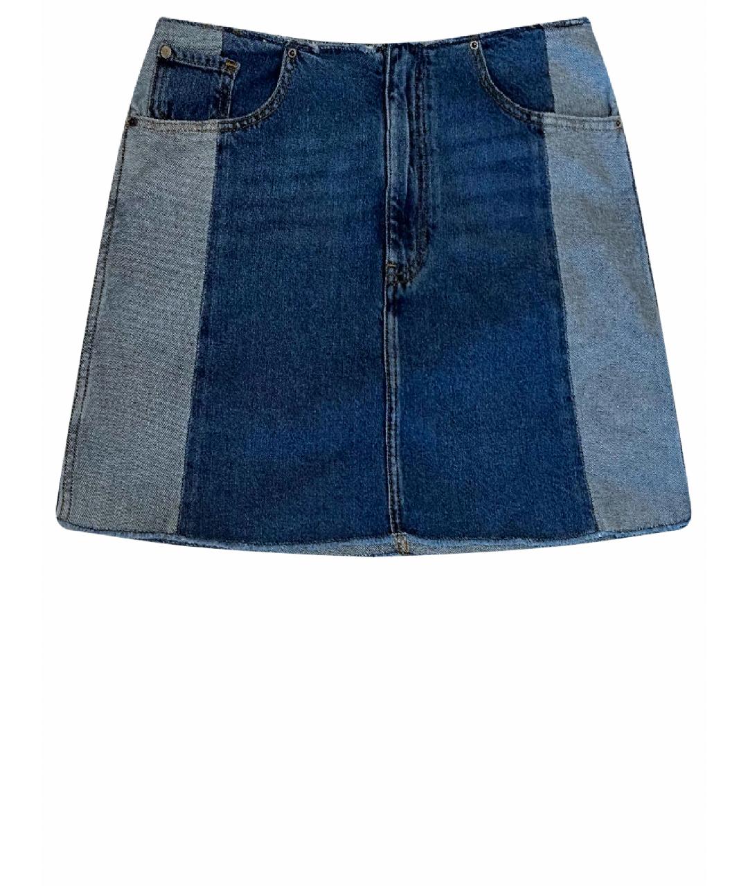 ARMANI EXCHANGE Хлопковая юбка мини, фото 1