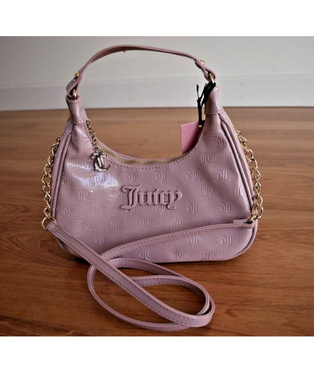 JUICY COUTURE Розовая сумка через плечо, фото 5