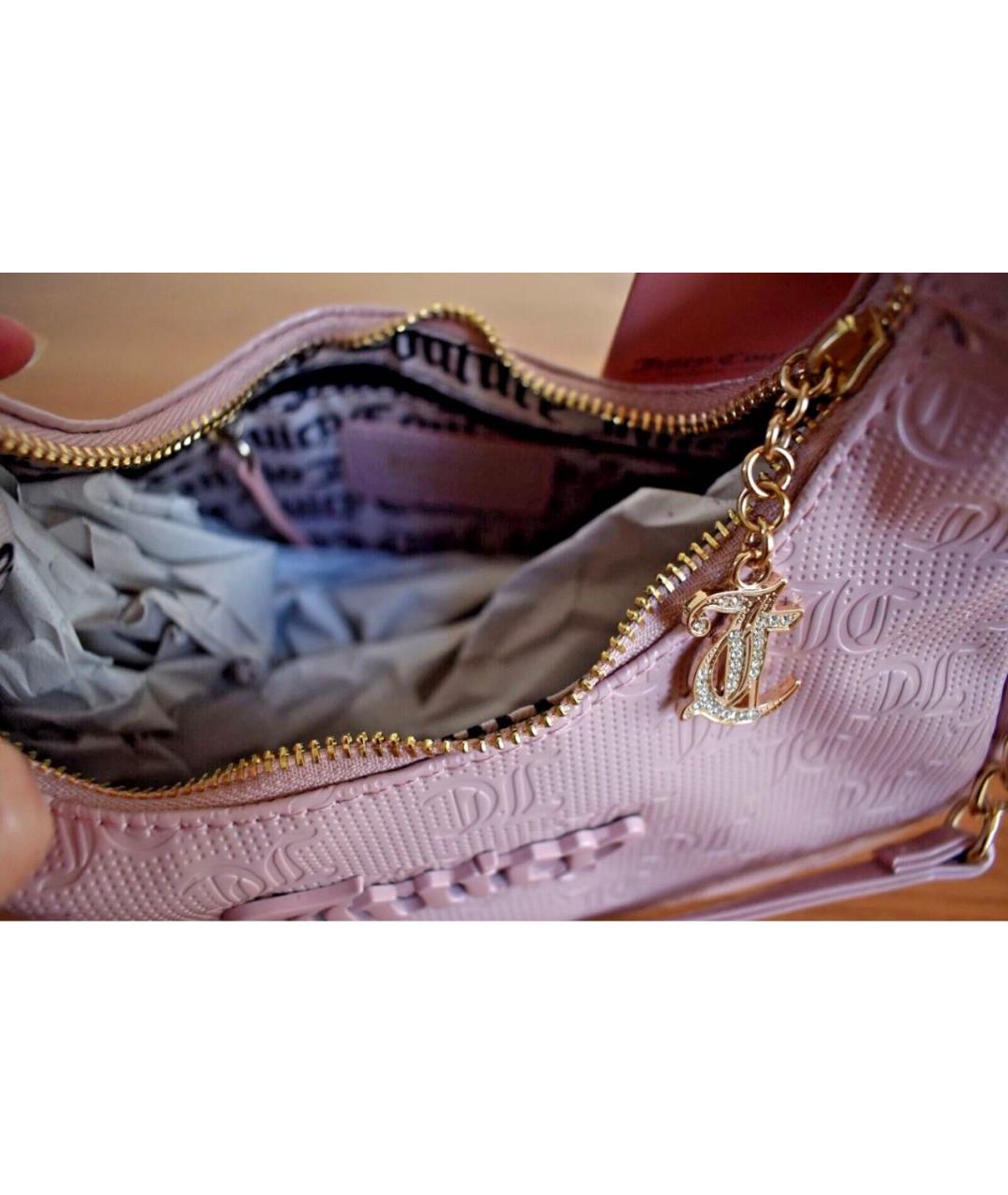 JUICY COUTURE Розовая сумка через плечо, фото 3