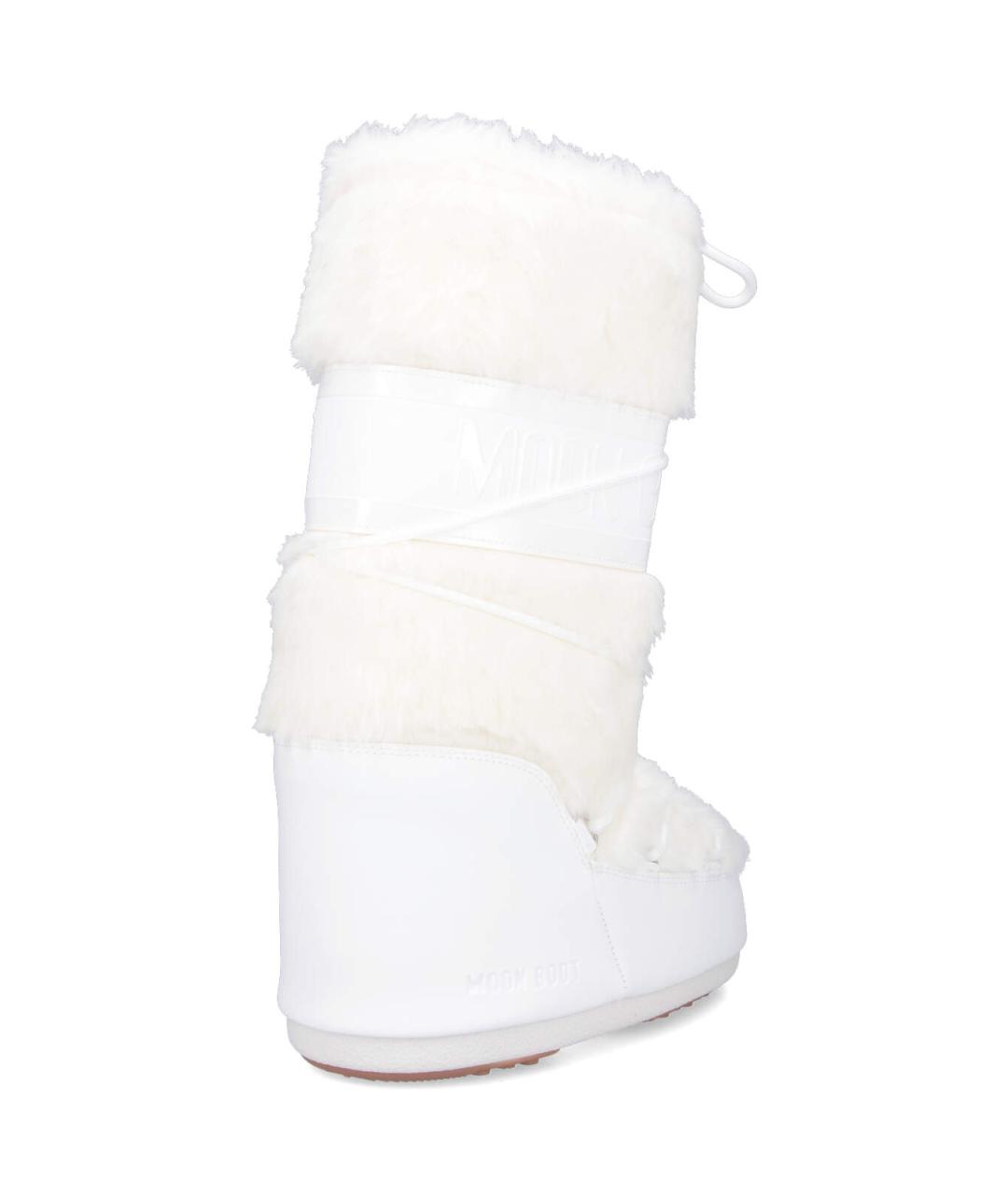 MOON BOOT Белые синтетические сапоги, фото 4