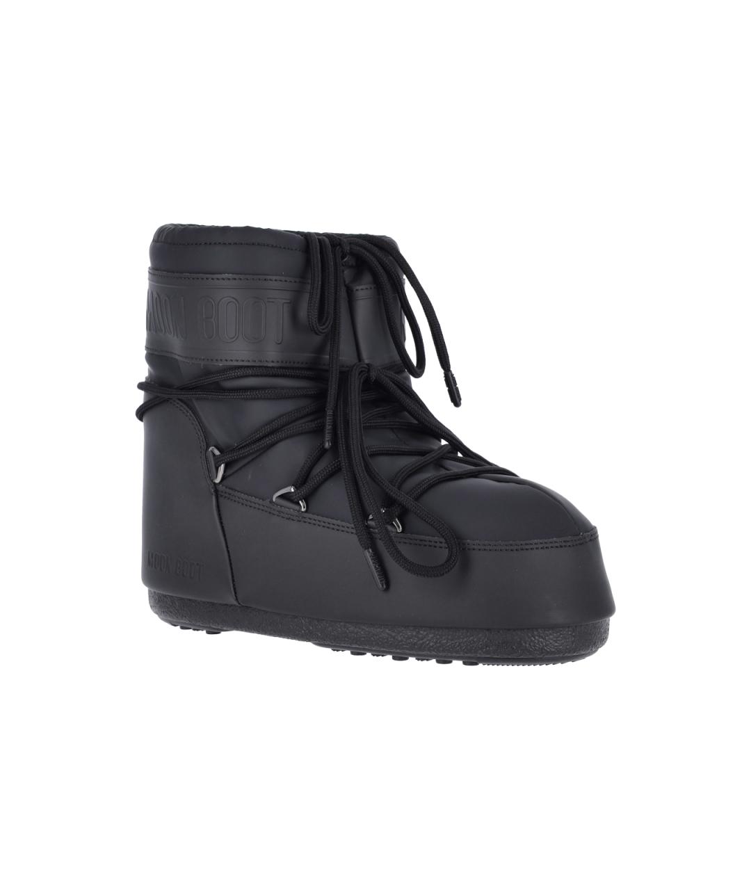 MOON BOOT Черные синтетические ботинки, фото 2