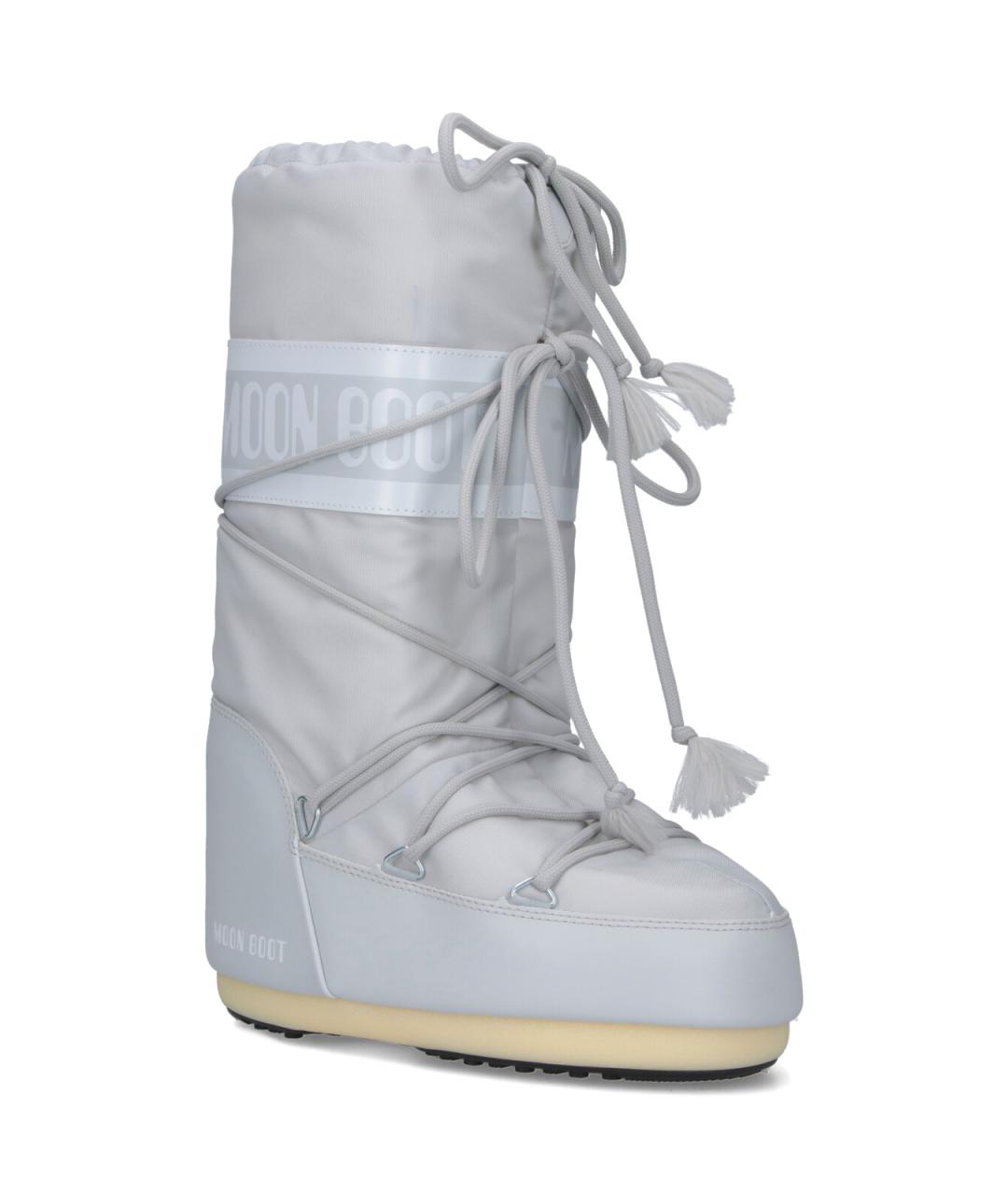 MOON BOOT Серые синтетические сапоги, фото 2