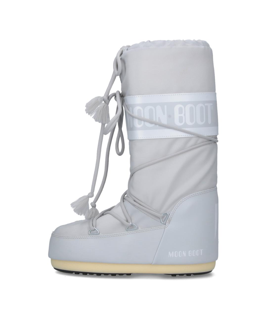 MOON BOOT Серые синтетические сапоги, фото 3