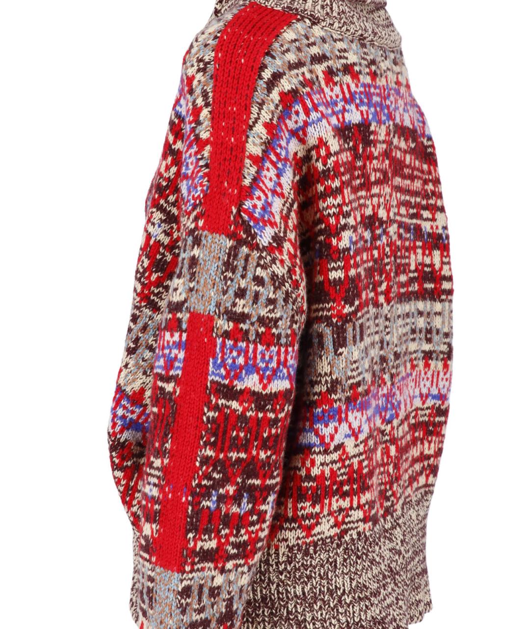 DRIES VAN NOTEN Мульти шерстяной кардиган, фото 3