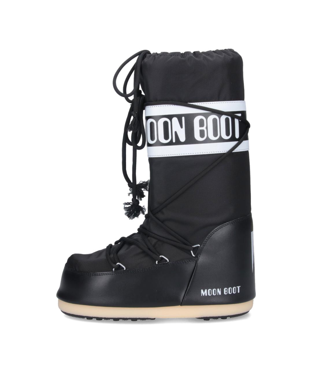MOON BOOT Черные синтетические сапоги, фото 3
