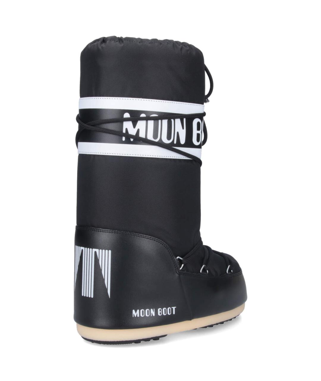 MOON BOOT Черные синтетические сапоги, фото 4