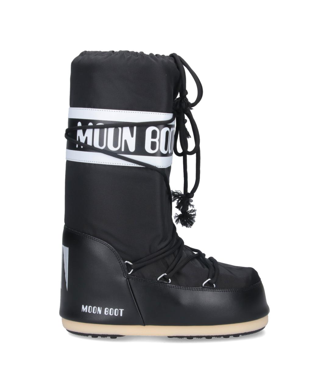 MOON BOOT Черные синтетические сапоги, фото 6