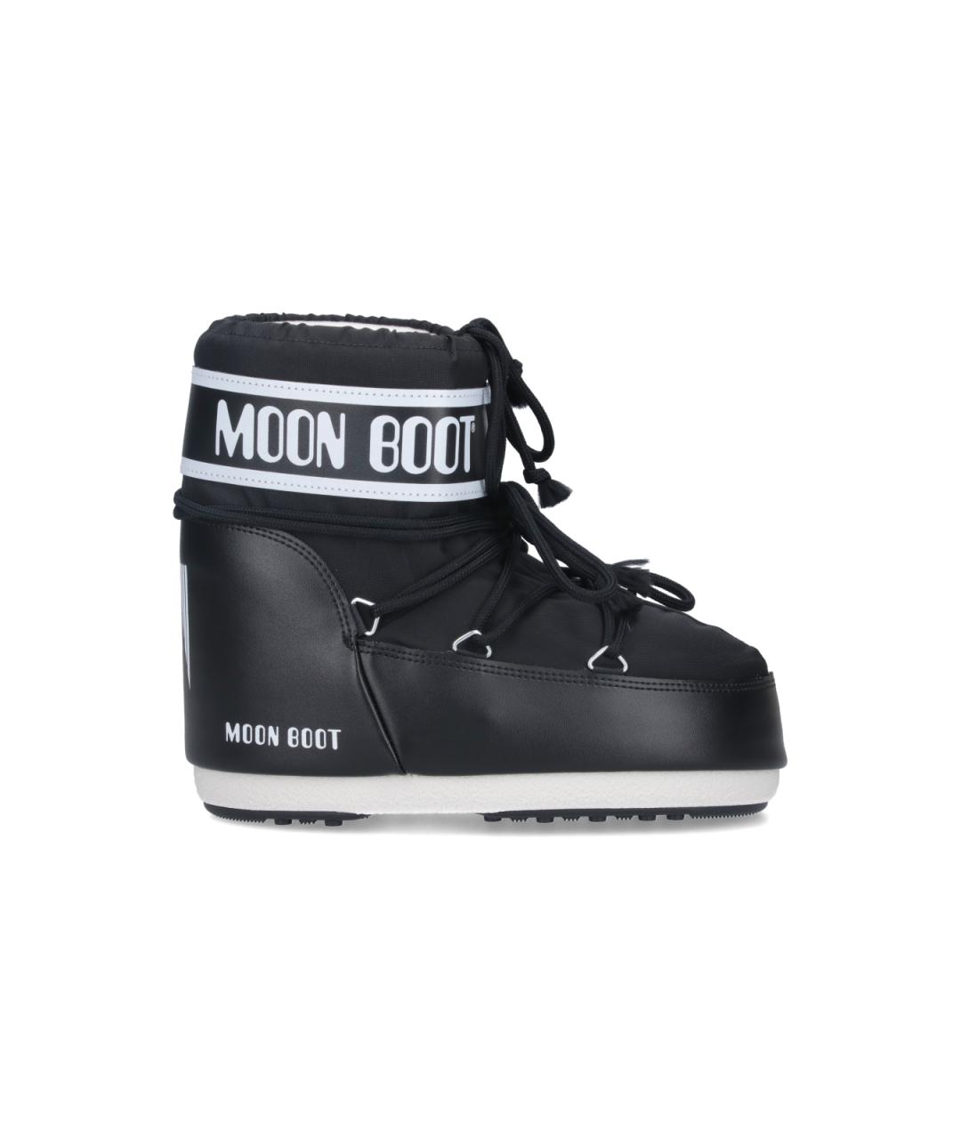 MOON BOOT Черные синтетические ботинки, фото 6