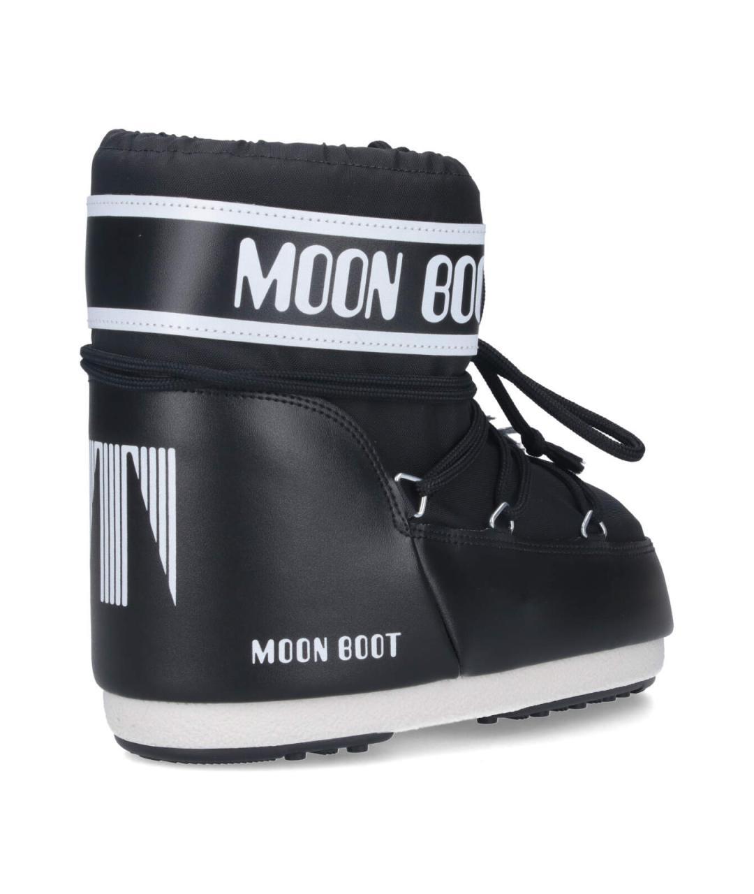 MOON BOOT Черные синтетические ботинки, фото 4